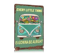 Every Little Thing Is Gonna Be Alright Funny Walll Decor for Bar Kitchen Pubs Cafe Home Garage 8"x12"