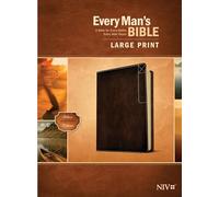 Every Man’s Bible NIV, Large Print, Deluxe Explorer Edition: New International Version, Brown, Leatherlike, Explorer Edition