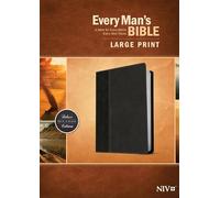 Every Man's Bible-NIV-Large Print: Every Man's Bible, New International Version, Onyx & Black