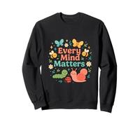 Every Mind Matters Cute Bugs Mental Health Support Sweatshirt