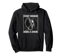 Every Mirror Hides a Door Horror Mystery Quote Pullover Hoodie