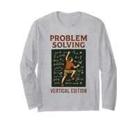 Every Move is A Calculation Rock Climbing Funny Climber Math Long Sleeve T-Shirt