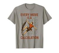 Every Move is A Calculation Rock Climbing Funny Climber Math T-Shirt