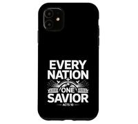 Every Nation One Savior Acts 10 Gospel Unity Message Case for iPhone 11