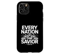 Every Nation One Savior Acts 10 Gospel Unity Message Case for iPhone 11 Pro