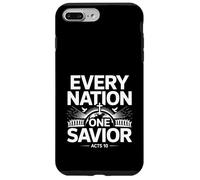 Every Nation One Savior Acts 10 Gospel Unity Message Case for iPhone 7 Plus/8 Plus