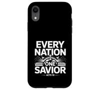 Every Nation One Savior Acts 10 Gospel Unity Message Case for iPhone XR
