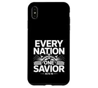 Every Nation One Savior Acts 10 Gospel Unity Message Case for iPhone XS Max