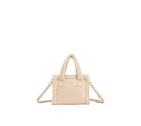 Every Other Women's Square Shearling Grab Bag in Off-White Every Other Off-White One Size