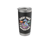Every Page is A New Adventure Dragon Stainless Steel Insulated Tumbler