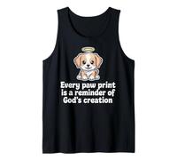 Every Paw Print is A Reminder of God's CreationChristianPets Tank Top