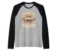 Every Recovery Starts with Someone Who Cared Substance Abuse Raglan Baseball Tee