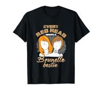 Every Redhead Needs Brunette Bestie Friends Girl Ginger T-Shirt