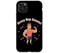 Every Rep Counts with Motivational Gym Workout Graphic Case for iPhone 11 Pro Max