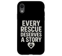 Every Rescue Deserves a Story. Vintage Pet Hope. Case for iPhone XR