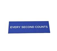 Every Second Counts Wall Sign | Inspiring Kitchen Decor | 9.25" x 3" | Made in USA