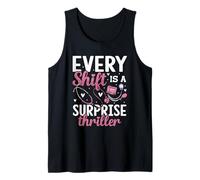 Every Shift is A Surprise Thriller Funny Nurse Tank Top