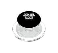 Every Shift She Comes Home Is A Prayer Answered Police Mom PopSockets PopGrip for MagSafe