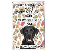 Every Snack You Make - Black Labrador - Funny Pet Owner Quote - Dog Mum/Dad - Fridge Magnet - Novelty Gift