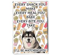 Every Snack You Make - Husky - Funny Pet Owner Quote - Dog Mum/Dad - Fridge Magnet - Novelty Gift