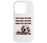 Every snack you make - I´ll be watching you. Beagle fun Case for iPhone 14 Pro