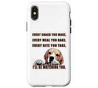 Every snack you make - I´ll be watching you. Beagle fun Case for iPhone X/XS