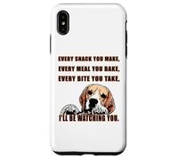 Every snack you make - I´ll be watching you. Beagle fun Case for iPhone XS Max