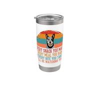 Every Snack You Make I'll Be Watching | Funny Stainless Steel Insulated Tumbler