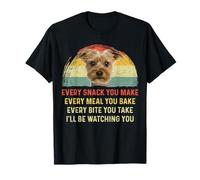 Every Snack You Make Yorkie Dog Mom Dog Dad Retro T-Shirt