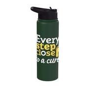 Every Step Close to A Cure Stainless Steel Insulated Water Bottle