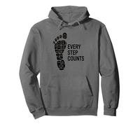 Every Step Counts Fitness and Health Tracker Pullover Hoodie