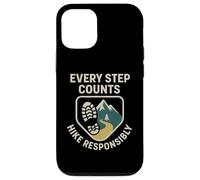 Every Step Counts, Hike Responsibly | Hikers Safety Day Gift Case for iPhone 12/12 Pro