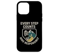 Every Step Counts, Hike Responsibly | Hikers Safety Day Gift Case for iPhone 12 mini
