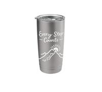 Every Step Counts - Motivational Hiking Walking Positive Stainless Steel Insulated Tumbler