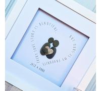 Every Story Couple/Wedding/Anniversary Personalised Pebble Picture Art