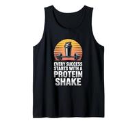 Every Success Starts with A Protein Shake Workout Tank Top