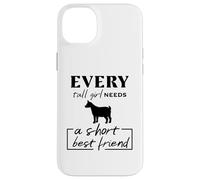 every tall girl needs a short best friend, funny pygmy goat Case for iPhone 14 Plus