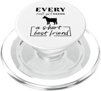 every tall girl needs a short best friend, funny pygmy goat PopSockets PopGrip for MagSafe