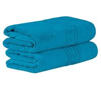 Every Thread Counts - 2 Bath Sheet Set Luxury & Soft - 600 GSM Ring Spun Cotton Highly Absorbent Towels for Bathroom - Hotel Quality (Teal, 2 Bath Sheet Set)