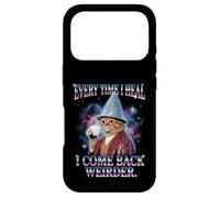 "Every Time I Heal I Come Back Weirder" Cat Case for iPhone 17 Pro
