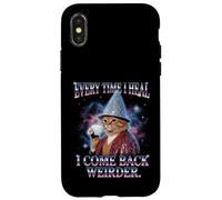 "Every Time I Heal I Come Back Weirder" Cat Case for iPhone X/XS