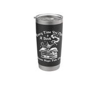 Every Time You Open A Book Some Magic Falls Out Book Lover Stainless Steel Insulated Tumbler