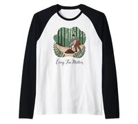Every Tree Matters Environmental Conservation Growth Theme Raglan Baseball Tee