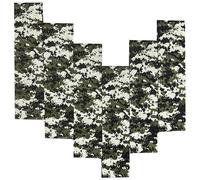 EVERY-VILLE Where EVERYone is Welcome 6 Pack Camouflage Cotton Bandana for Women Men Gift Packaging - 55x55cm, Camo - Cowgirl Cowboy Motorbike Accessories Military Head Scarf Headband Neckerchief
