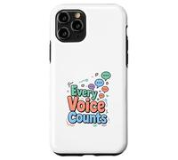 Every Voice Counts Communication Awareness Design Case for iPhone 11 Pro