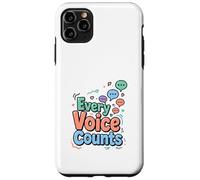 Every Voice Counts Communication Awareness Design Case for iPhone 11 Pro Max