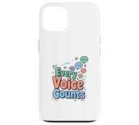 Every Voice Counts Communication Awareness Design Case for iPhone 13