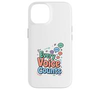 Every Voice Counts Communication Awareness Design Case for iPhone 14