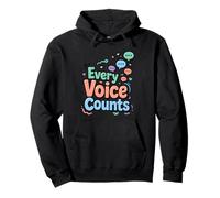 Every Voice Counts Communication Awareness Design Pullover Hoodie
