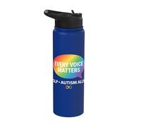 Every Voice Matters SLP Autism Ally Stainless Steel Insulated Water Bottle